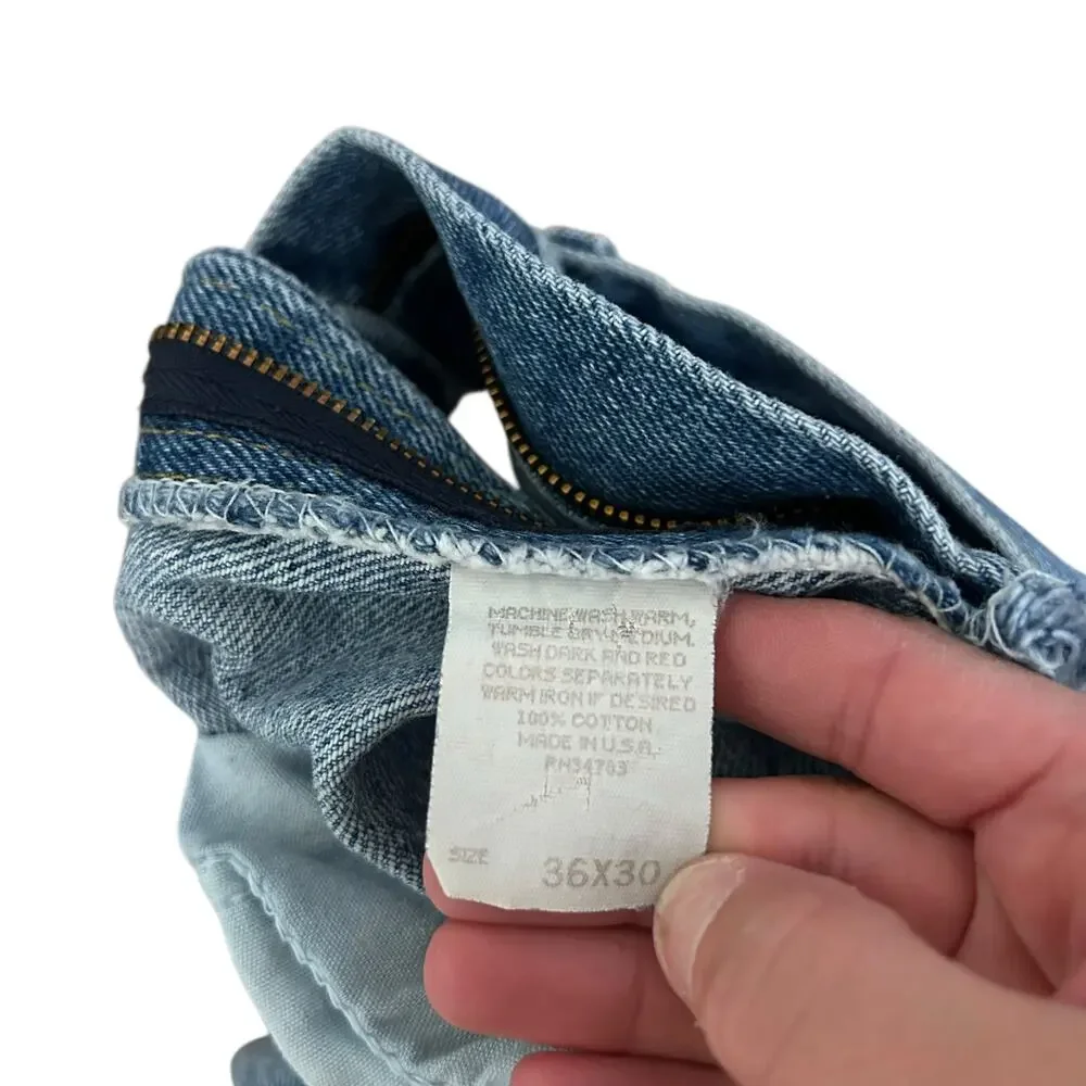 Vintage Lee Straight Leg Jeans Sz 36x30